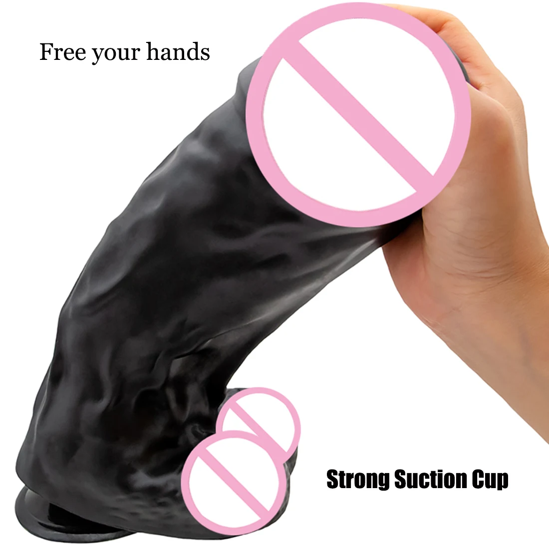 Oversized Realistic Dildos with Suction Cup Soft Skin Feeling Huge Penis Thick Phallus Big Dick Masturbator Sex Toys for Women