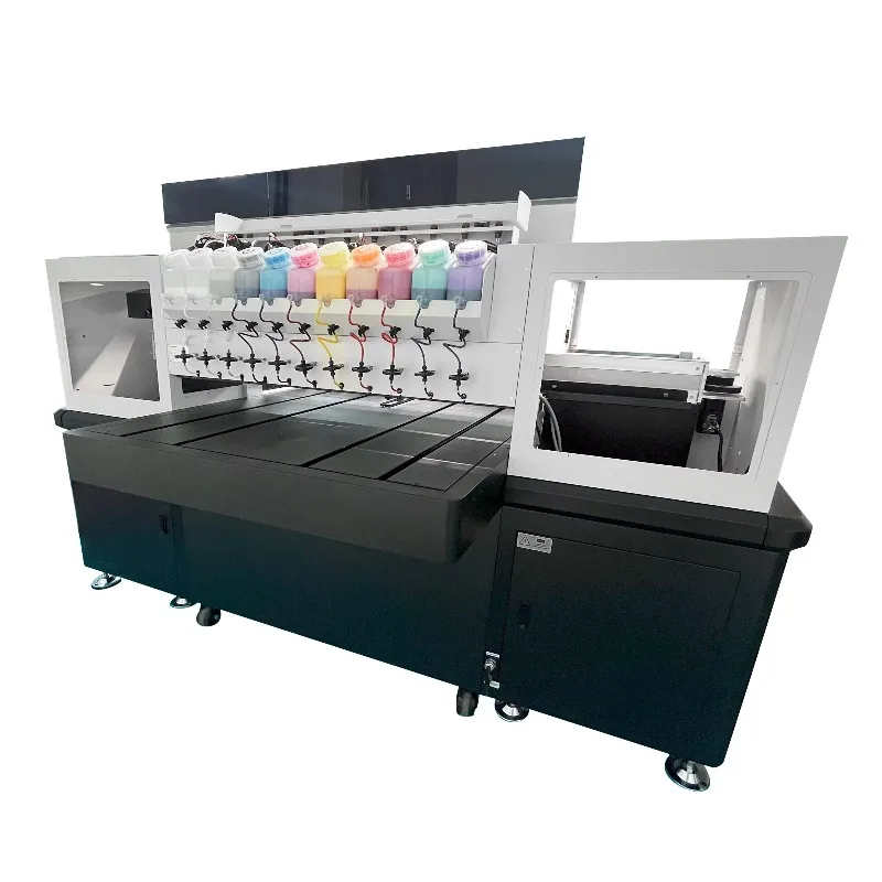 New Customizable DTG Inkjet Flatbed Printer Machine with 1 Year Warranty for Small Orders and Cotton T-Shirts