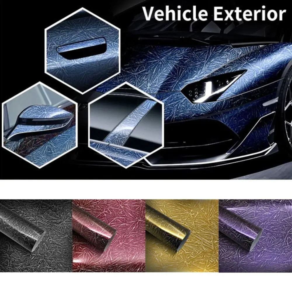 

Fashion High Glossy Carbon Fiber Vinyl Film Air Bubble Free Forged Wrap Foil Sticker Car Interior Sticker For Car Motorcycle DIY