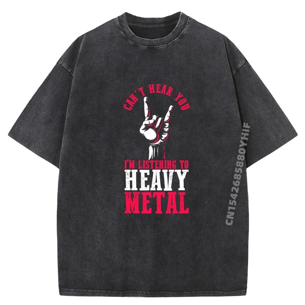 

Tops & Tees Retro Washed Tee Shirt Can It Hear You Im Listening Luxury Designer Graphic Mens Men T-shirt Outdoor Hip Hop
