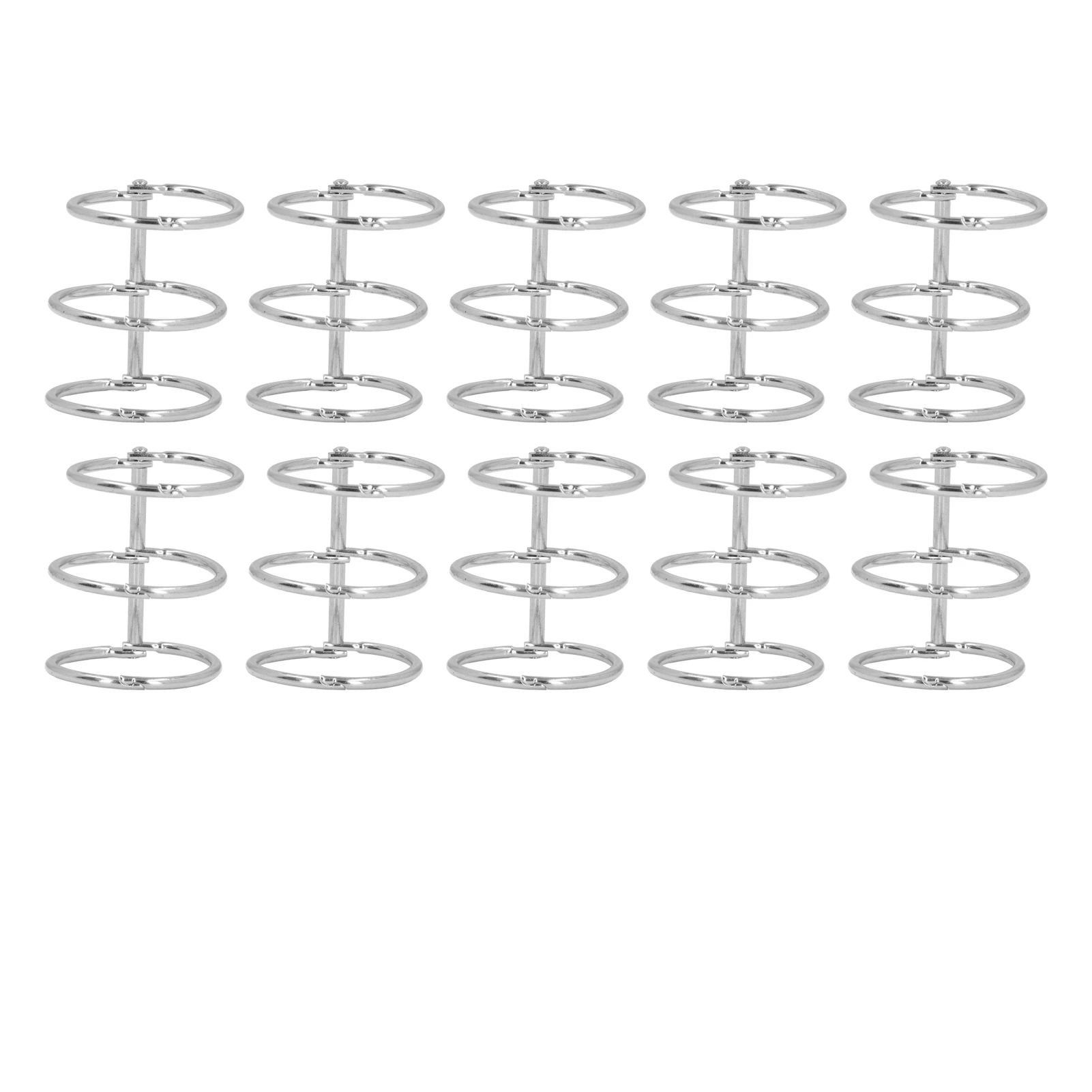 3 Metal Loose Leaf Binder Rings, Rust Proof for Notebooks