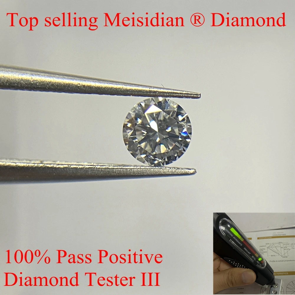 Meisidian 3.5mm 100% Pass Positive Diamond Tester III Moissanite Pirce Per Carat