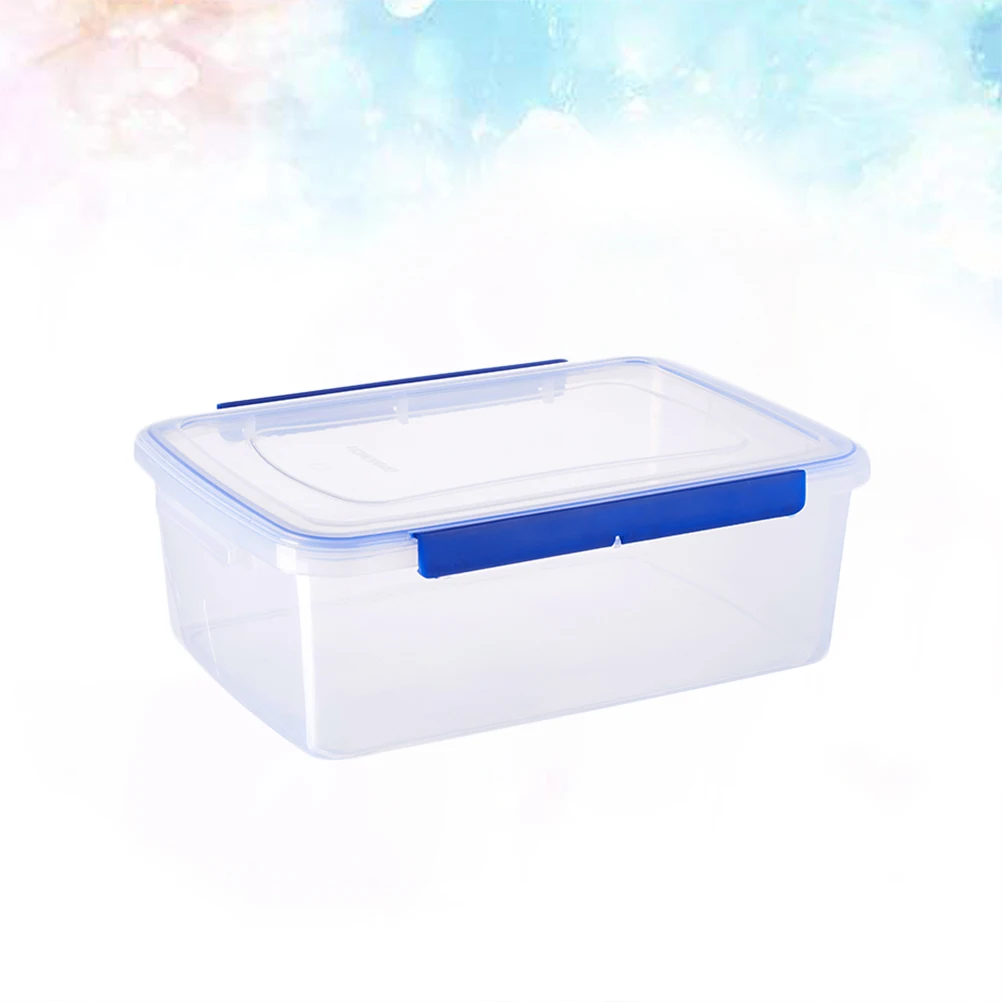 

Crisper Airtight for Lunch Rectangle Boxes Stacking Food Refrigerator Kitchen Storage Containers Meal Prep Bowls Plastic Fridge