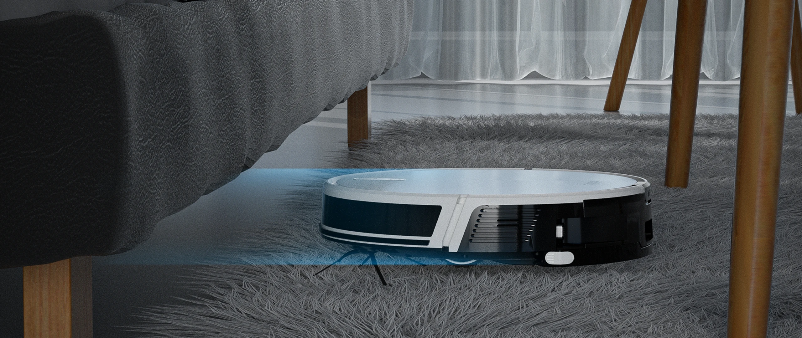 مكنسة كهربائية روبوتية تويا 2023 مكنسة كهربائية مع محطة فارغة ذاتية مع ممسحة Mi Essential Lydsto G2