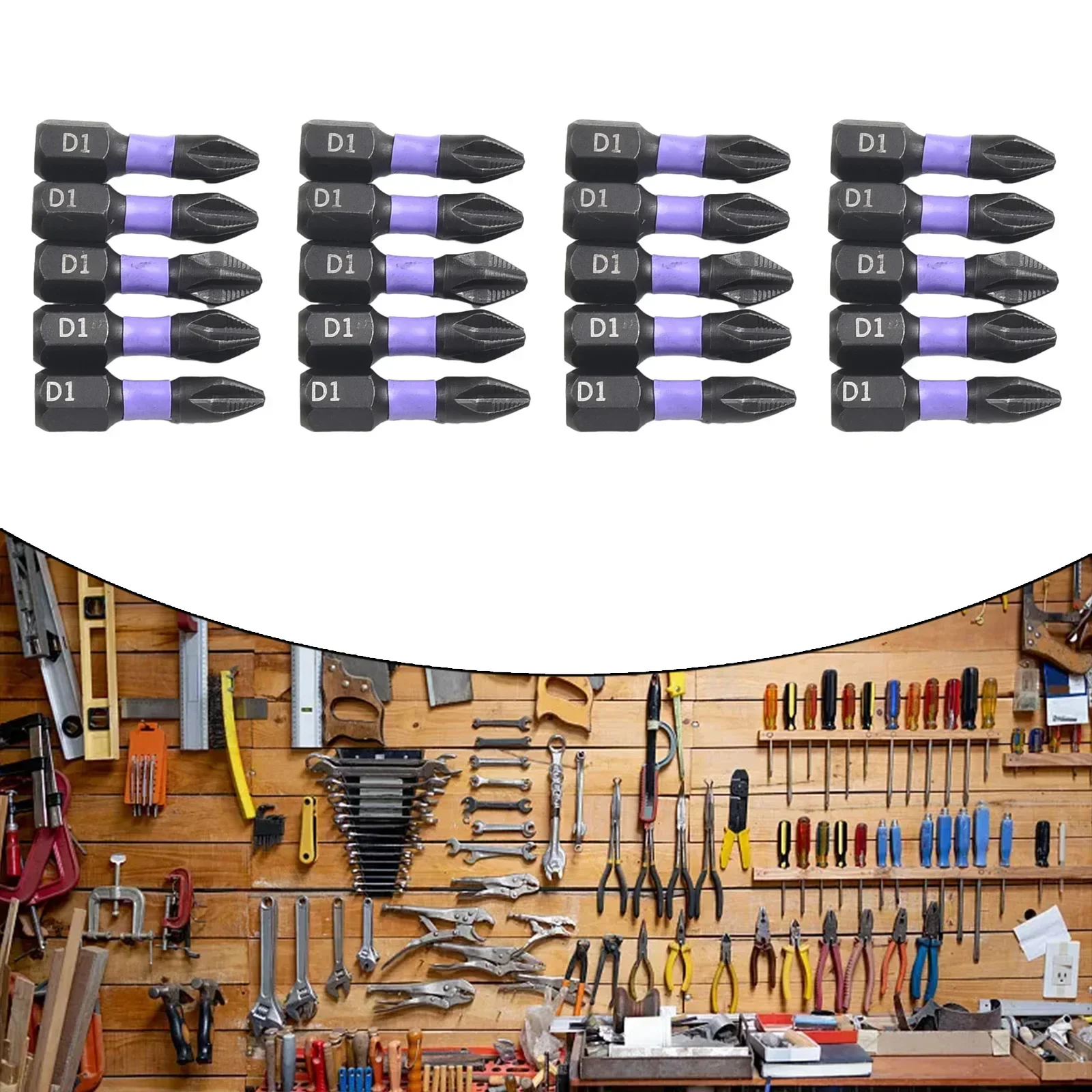 

10 20 Pcs PH2 Cross Screwdriver Set Magnetic-Batch Head Drill Bit Alloy Steel Non-slip Cross Screwdriver 25 50 65 70 90m