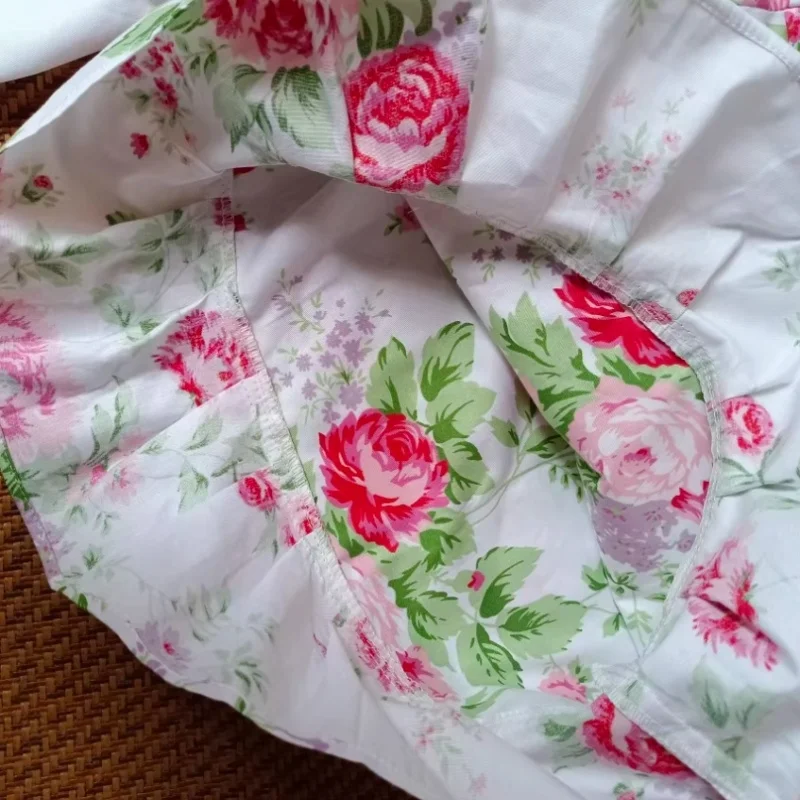 

Men's Floral Mid-Waist Ruffled Boxer Shorts Sweet Cotton Comfortable Breathable Private Party BF Gift Sissy