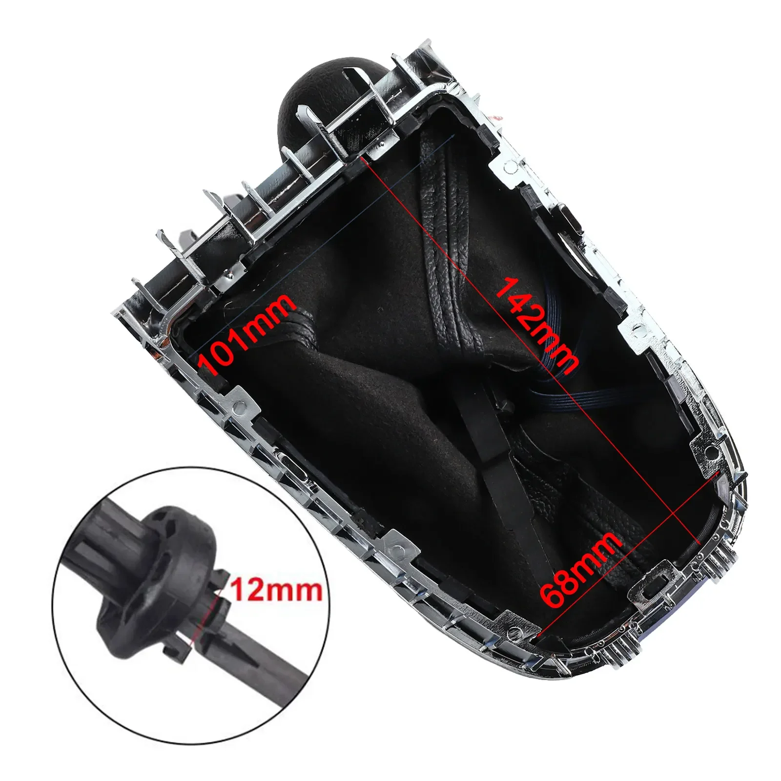 6 Speed Gear Shift Knob With Gaiter Boot For Buick For Excelle GT/XT 2009-2014 For Opel For Astra 55577540 Car Exterior Parts