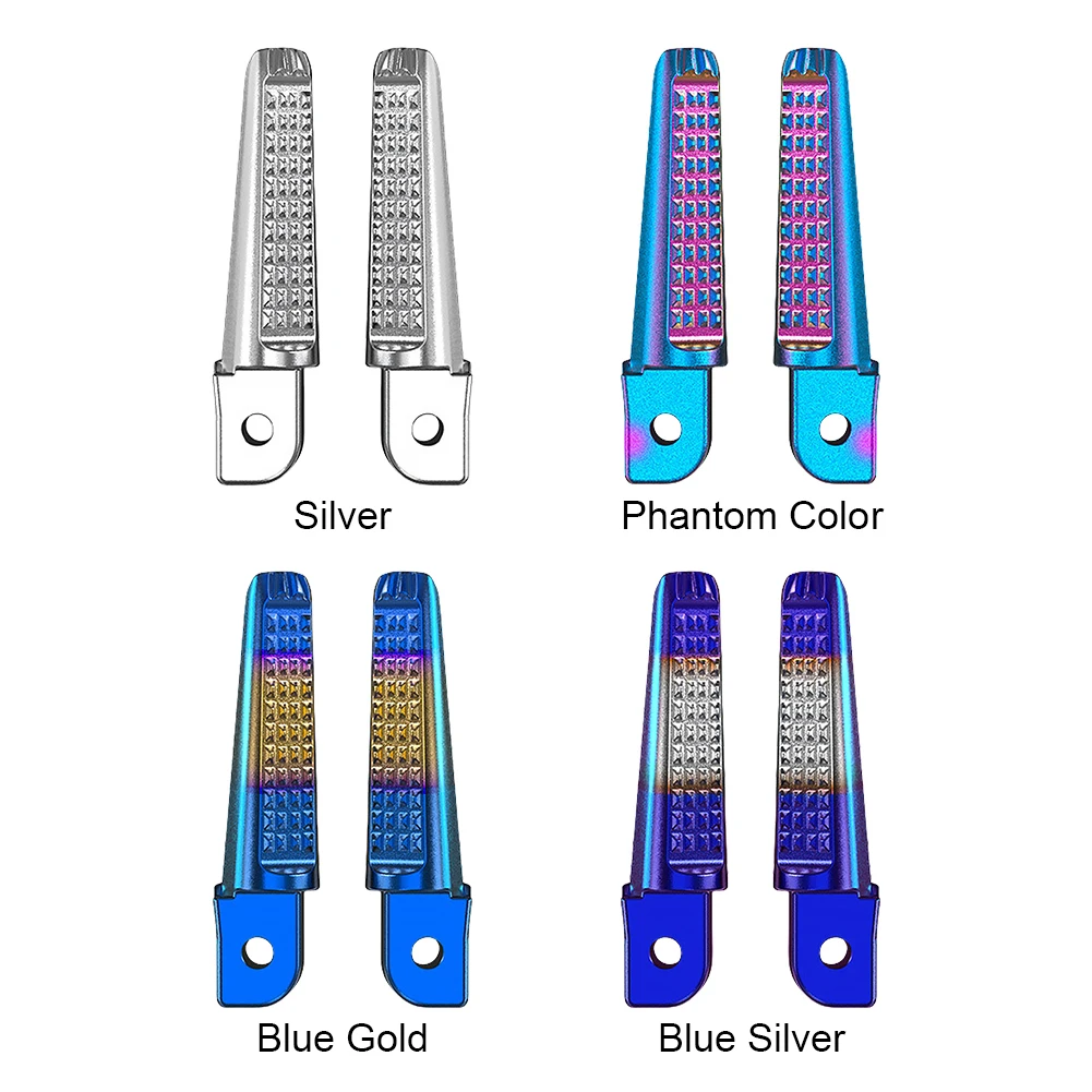 1 زوج مسند القدمين الخلفي المضادة للانزلاق الخلفية القدم رايدر مساند القدمين الخلفية للدراجات النارية لهوندا فانتوم 150 CB190R لياماها #3