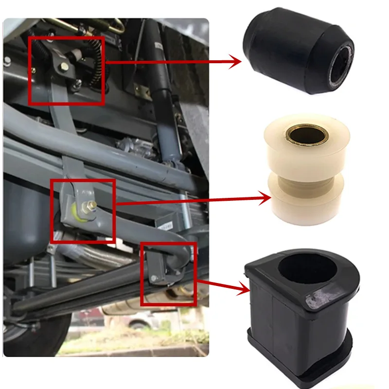 

Front stabilizer bar bushing rubber pad for SINOTRUK HOWO T7H/A7 Shandeka G7/C7H stabilizer bar rubber sleeve truck parts