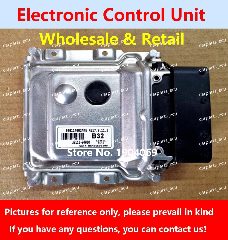 

39104-03035 K06B/39119-2BAM5 B743 For Hyundai Elantra Car Engine Computer Board/ECU/ME17.9.11.1 39111-04010 B32/39131-2B170 S82