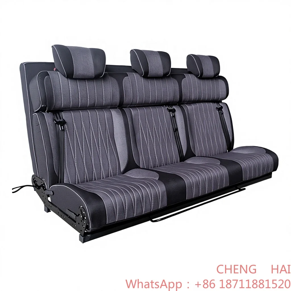 Customized CHENG HAI Camper Van Seat Bed Swivel Reclining Reversible Design 3C Certified Custom 1 4 Seats Various Colors Leather