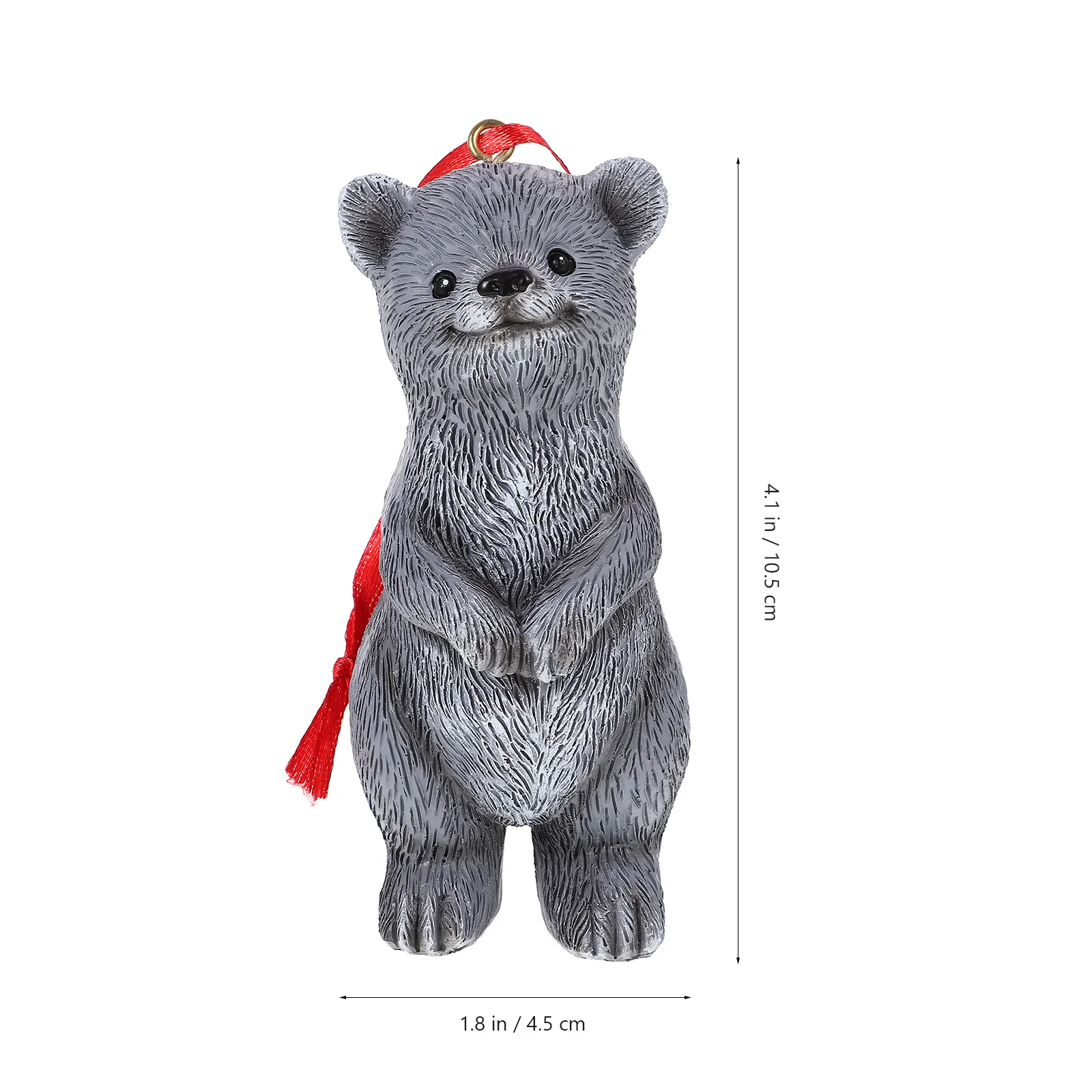 

CIMAXIC Bear Pendant Cute Resin Hanging Ornament Garden Decor Statue Outdoor Indoor Decoration Animal Figurine