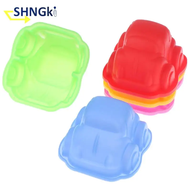 1Pc Cartoon Car Shape Silicone Mold Kicthen Bakeware Cake Decoration