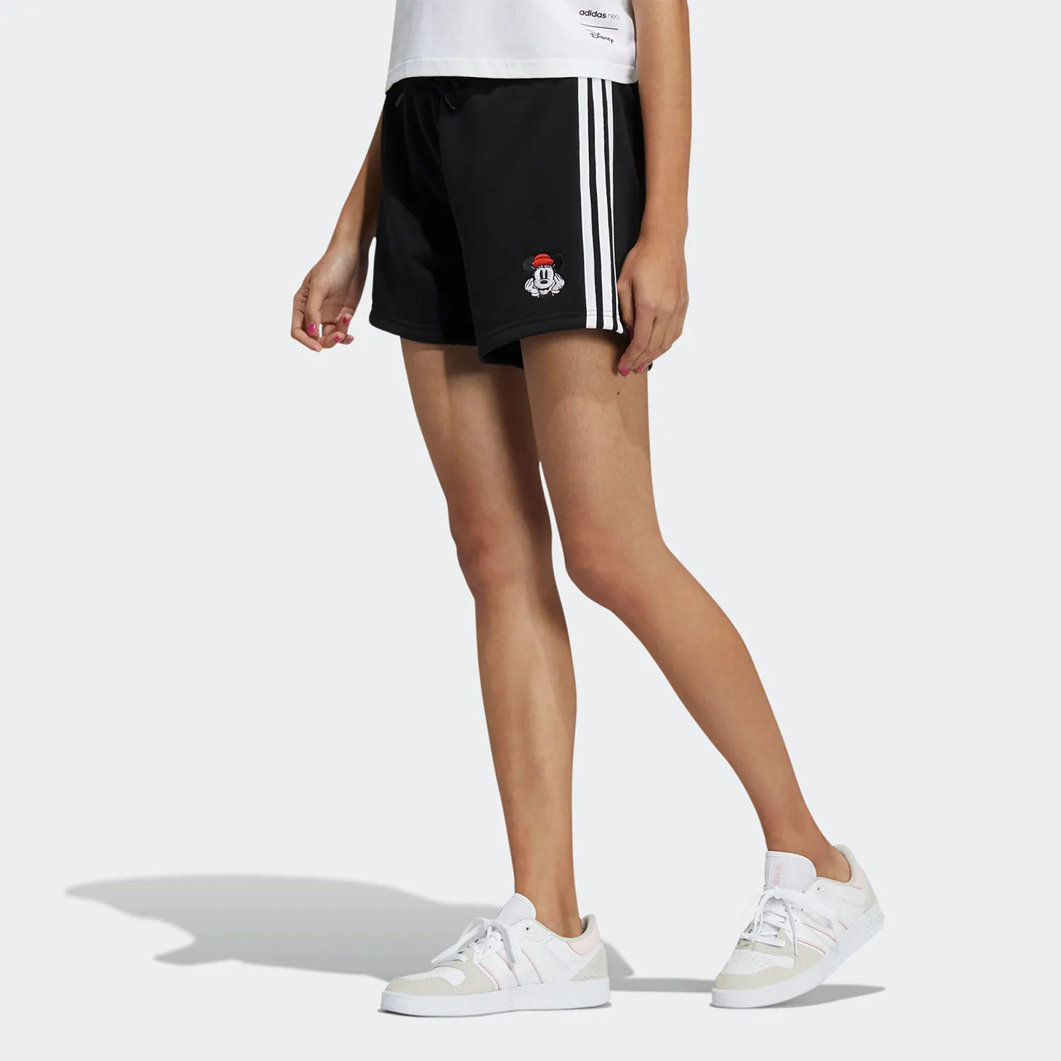 

Adidas оригинальные новые женские дышащие шорты на шнурке NEO HF0456