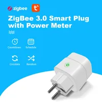 Gledopto ZigBee 3.0 Smart Plug with Power Meter App Control Tuya Smart Life Timer Setting ON OFF Socket EU Power Data Relay