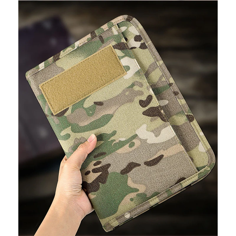 Camouflage Weatherproof Outdoor Tactical Notebook Cover Memo Pad Daily To Do List Loose-leaf Coil Notepad Writing Paper In Rain