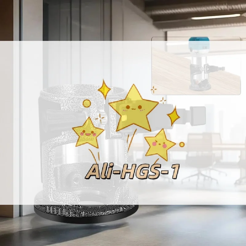 

Регулируемое алюминиевое основание фрезерного станка с пылевым портом — прецизионная направляющая для отделки деревообработки и поделок