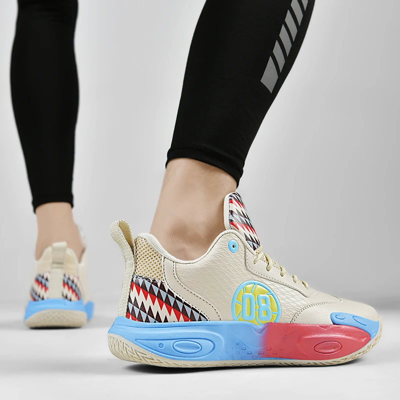 

Basketball Shoes Professional Men Athletic Sports Shoes High-Quality Training Unisex Sneaker Street Cushioned Basketball Boots