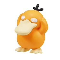 New Original TOMY Pokemon Figures MS-45 Kawaii Psyduck Model PVC Monster Collection Perfect Child Gift Toys