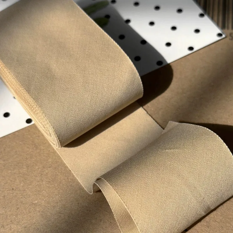 100% Gekämmtes Baumwoll-Schrägband Mittlere Dicke Geflochtenes Band für Leinenkleidung Bettwäsche Kissen DIY Nähzubehör – Detail 8