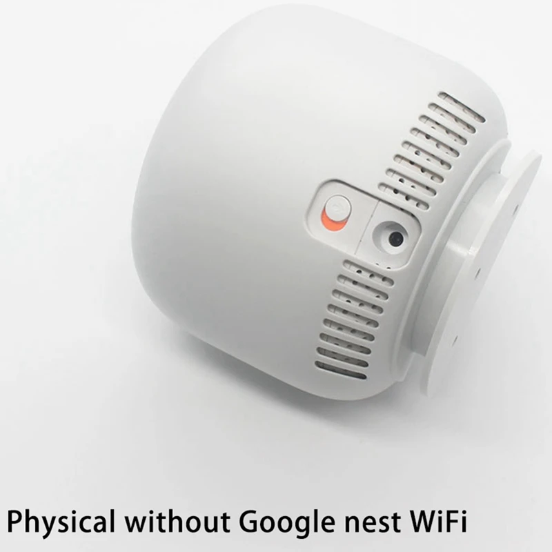 Support mural Wi-Fi pour Google Nest, support rapide avec enrouleur de câble, sécurité et utilisation facile dans la maison partout, 2 pièces