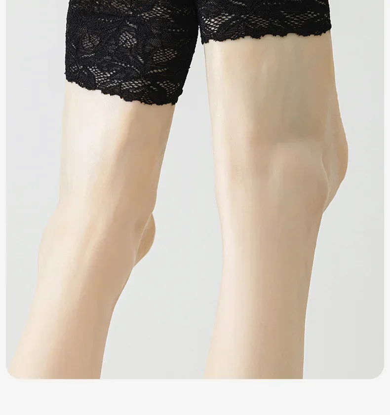 1–10 Paar Damen-Socken mit halber Sohle, rutschfest, unsichtbar, Dessous-Socken für High Heels, Schuhe, Sommer, dünne, atmungsaktive Spitzen-Fußabdeckung – Detail 17
