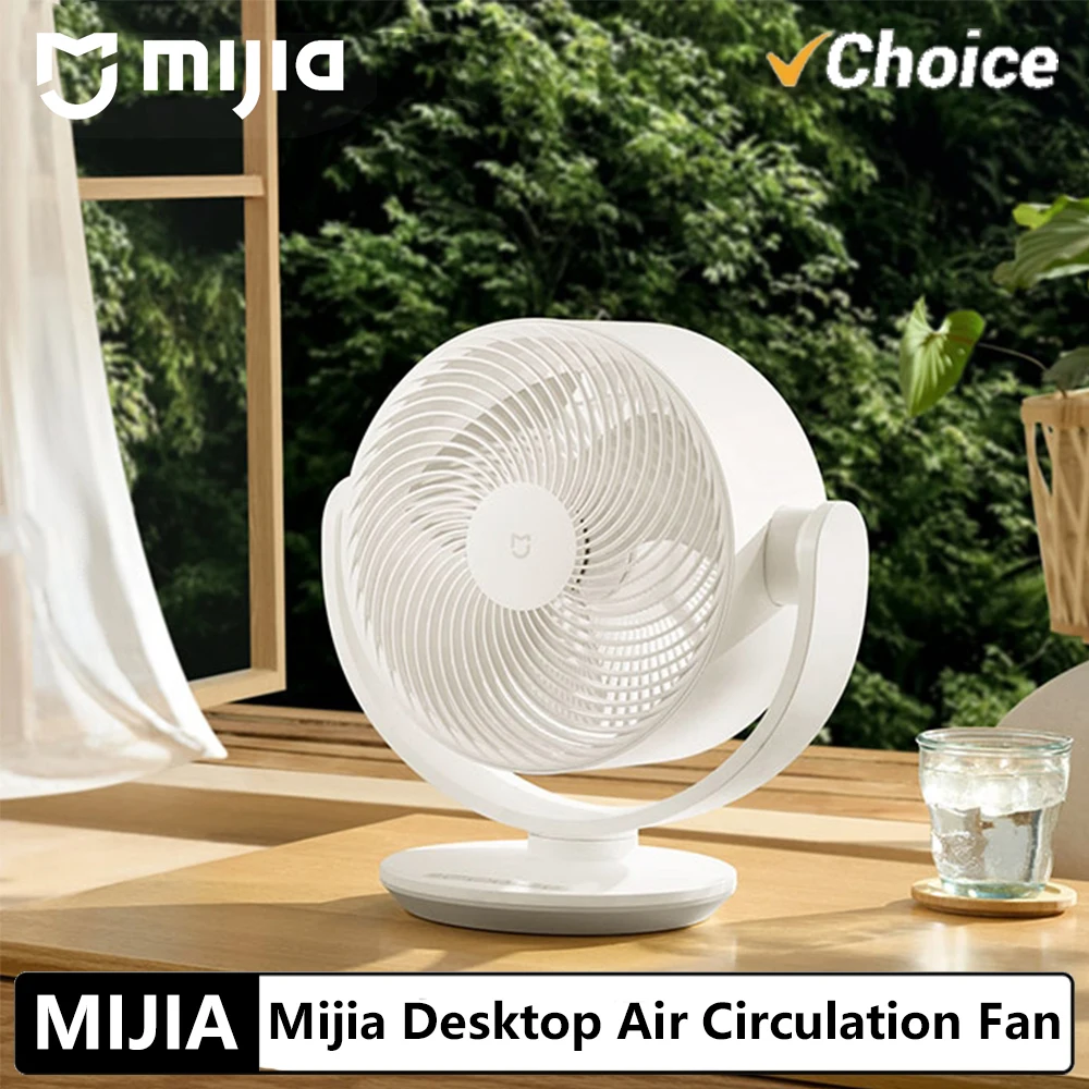 MIJIA DC Inverter Desktop Circulation Fan Portable Desktop Electric Fan Mihome App  Smart Three-Dimensional Lightweight -CN