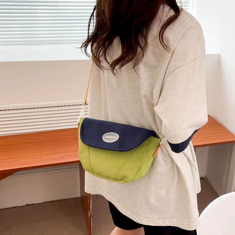 

Сумки через плечо, однотонные повседневные универсальные многоразовые холщовые сумки в корейском стиле, сумки на плечо, сумки в стиле ретро, нишевая личная сумка-бродяга