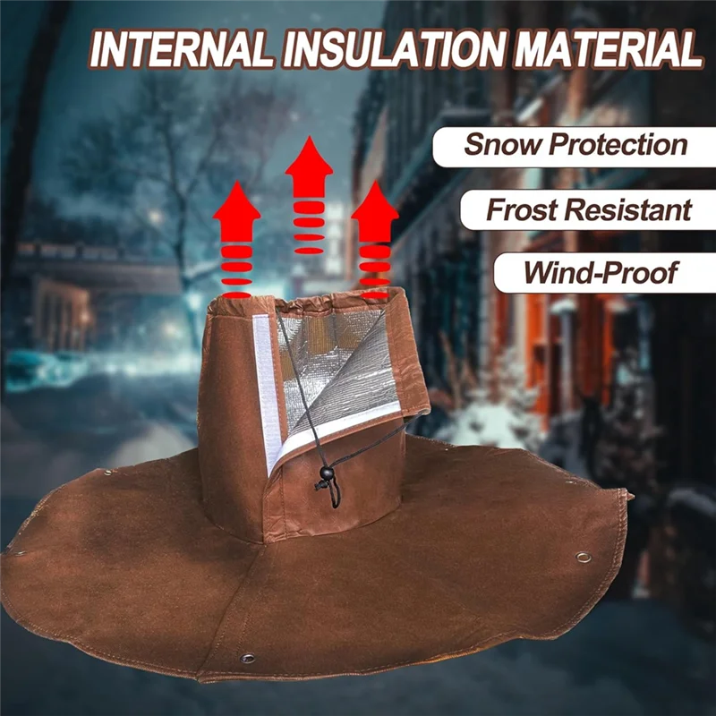 

ABXF-2 Pack Winter Protection For Palm Trees Root - Palm Root Protection Bag, Thermal Plant Cover Protector With Drawstring