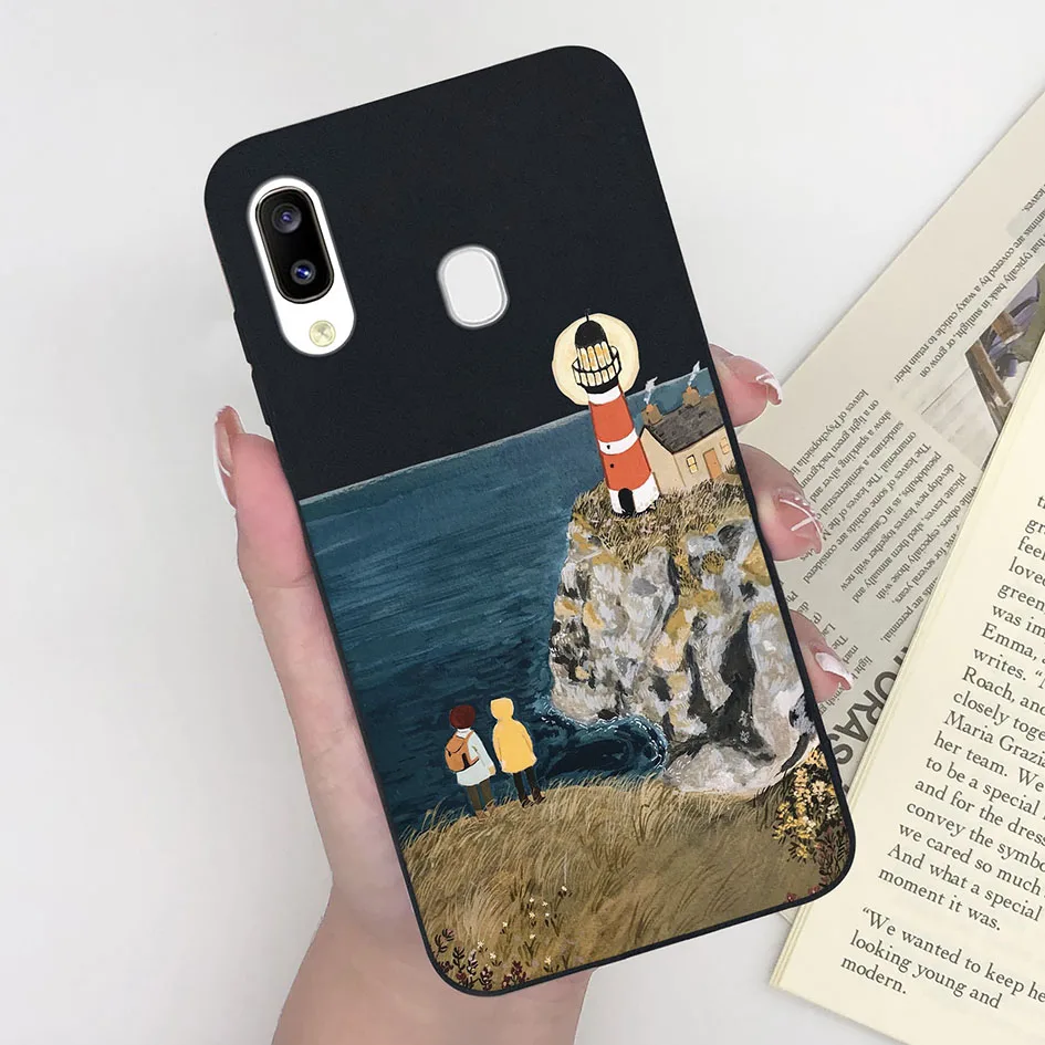 Case For Samsung Galaxy A20 A30 A205 M10s Cute Fashion Astronaut Flower Silicone Cover For Samsung A 20 A 30 A 205 M 10 s Fundas