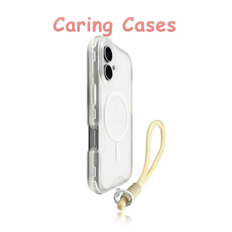 حافظة لهاتف آيفون 16 برو ماكس ذات ملمس مغناطيسي 3 في 1 غطاء عصري سميك ومتين متوافق مع هاتف آيفون 15 14 13 12 11