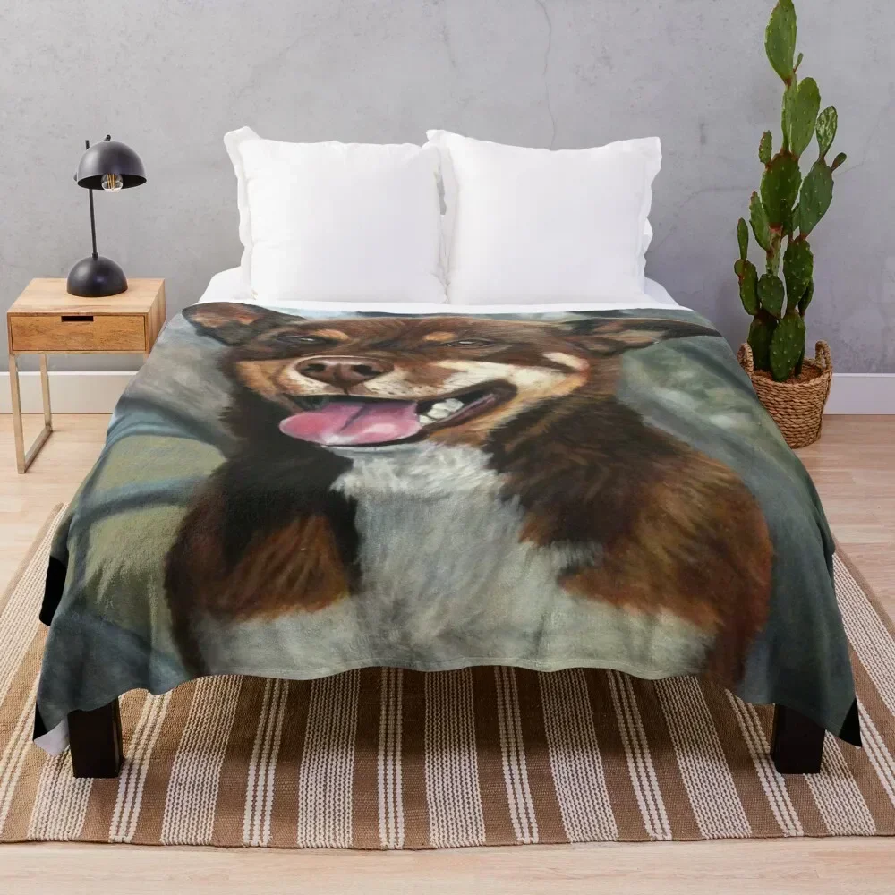 

Kelpie Throw Blanket Luxury Brand Comforter bed plaid Blankets