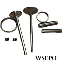 Valves Seats Guides And Retainer Kit(10PC Set) For Changchai Or Similar ZS1110 ZS1115 4 Stroke Water Cool Diesel Engine