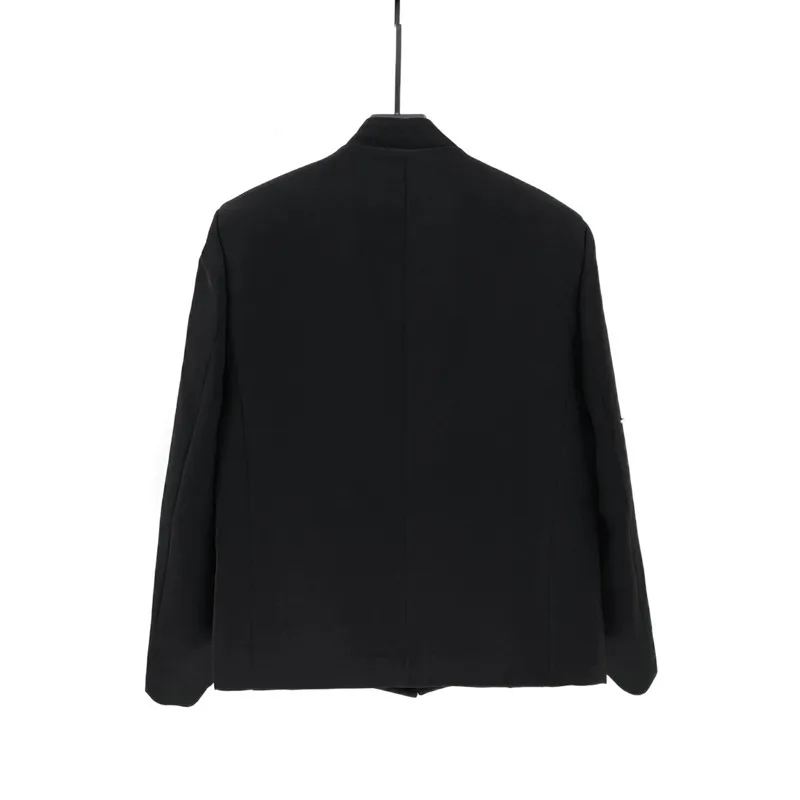 WVGA Frühling Herbst Neue Mann Flut Stehkragen Langarm Blazer Trendy Perlen Design Nische Chic Casual Anzug Mäntel Ins Y2K W12857