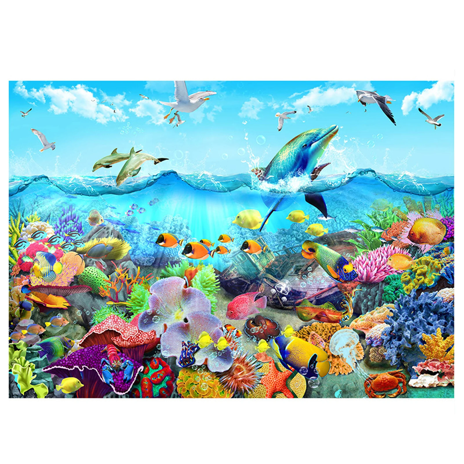 1000 Pieces Multiple Themes Puzzle Lightweight Practical Learning Puzzle Toy for Children Favorite Childhood Gifts