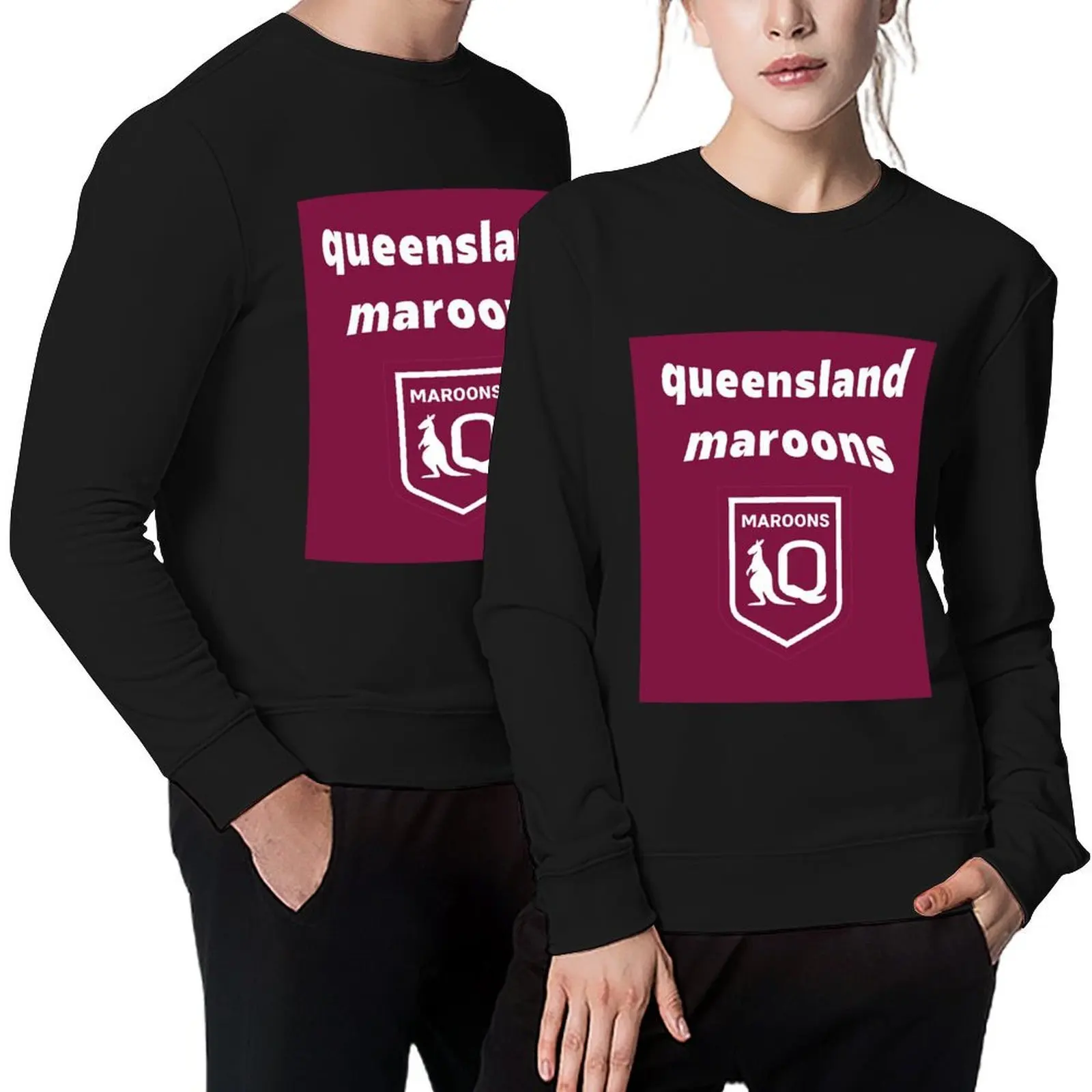 

Queensland maroons Pullover men's autumn clothes autumn aesthetic clothing clothes for men autumn sweatshirt