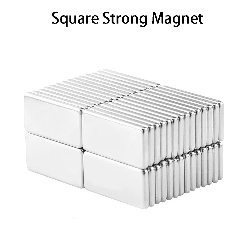 20/50pcs Magnets, 20x10x3mm, Rectangular Magnets for Industrial Use, Metal Material, No Battery Required heavy duty magnet