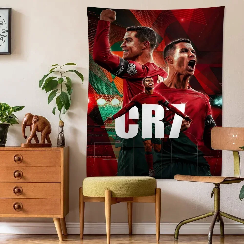 C-Cristiano R-Ronaldo CR7 Tapestry Anime Tapestry Hanging Tarot Hippie Wall Rugs Dorm Wall Hanging Sheets