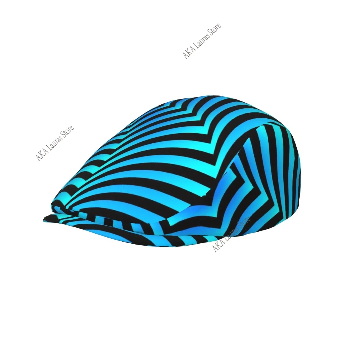 Spring and summers Psychedelic Optical Newsboy Caps Flat Peaked Cap Girl and Women Painter Beret Hats
