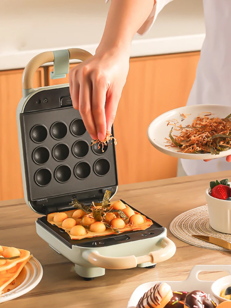 650W Electric Sandwich Maker Waffle Machine Toaster Baker Breakfast Machine Takoyaki Pancake Donuts Sandwichera with 5 Plates