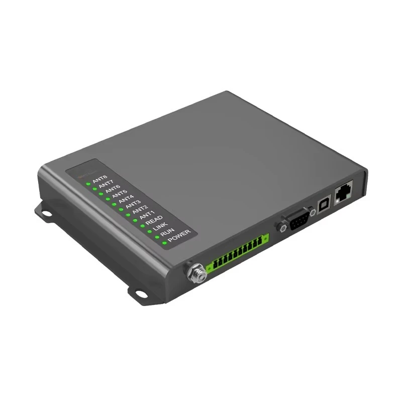 Chafon 8 Channel UHF RFID Tag Scanner Long Range Fixed Reader for Retail Store Management 860-960MHz Frequency