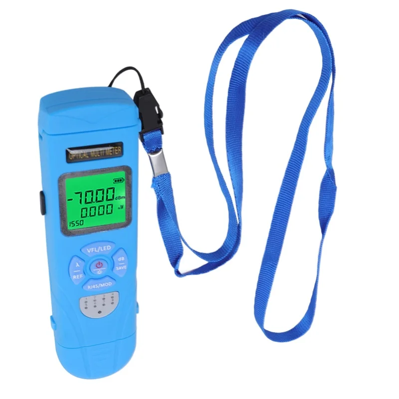 Optical Multimeter Multi Function Power Meter RJ45 Cable Network OPM Visual Fault Locator Finder 15km VFL REF Fiber Tester