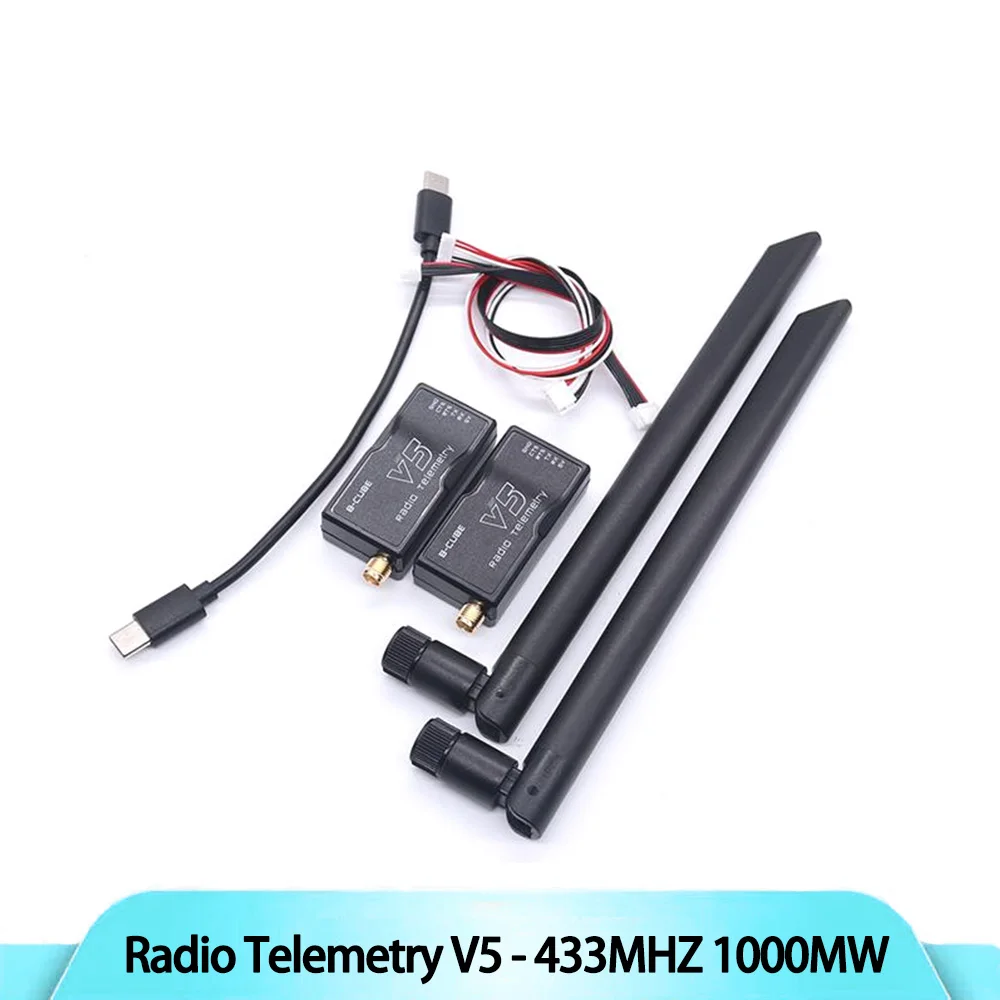 

B-CUBE Radio Telemetry V5 Data Transmission Module 1000mW 433MHz/915MHz Radio Drone