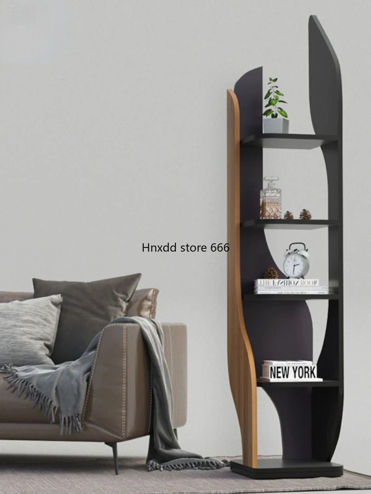 Scandinavian multi-storey shelving office bookcase