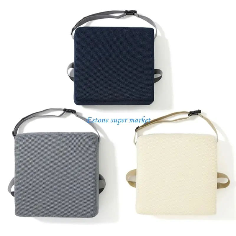 

090B Travel Friendly Infant Feeding Cushion Nonslip Base with Safety Belts Accent Machine Washable Design