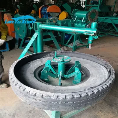 

Electric Used tire ring side wall cutting machine for pyrolysis tyre side wall cutting