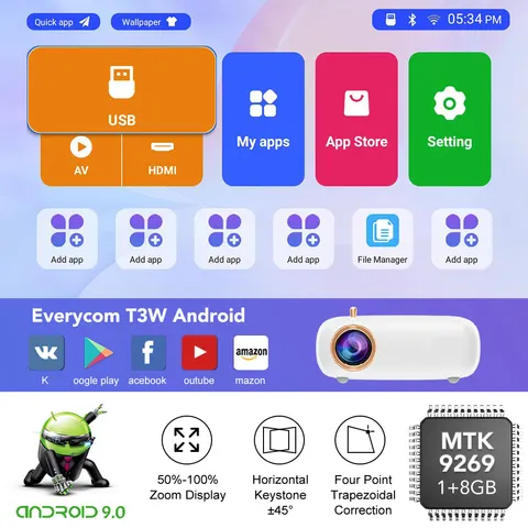 Everycom T3 1080P Проектор