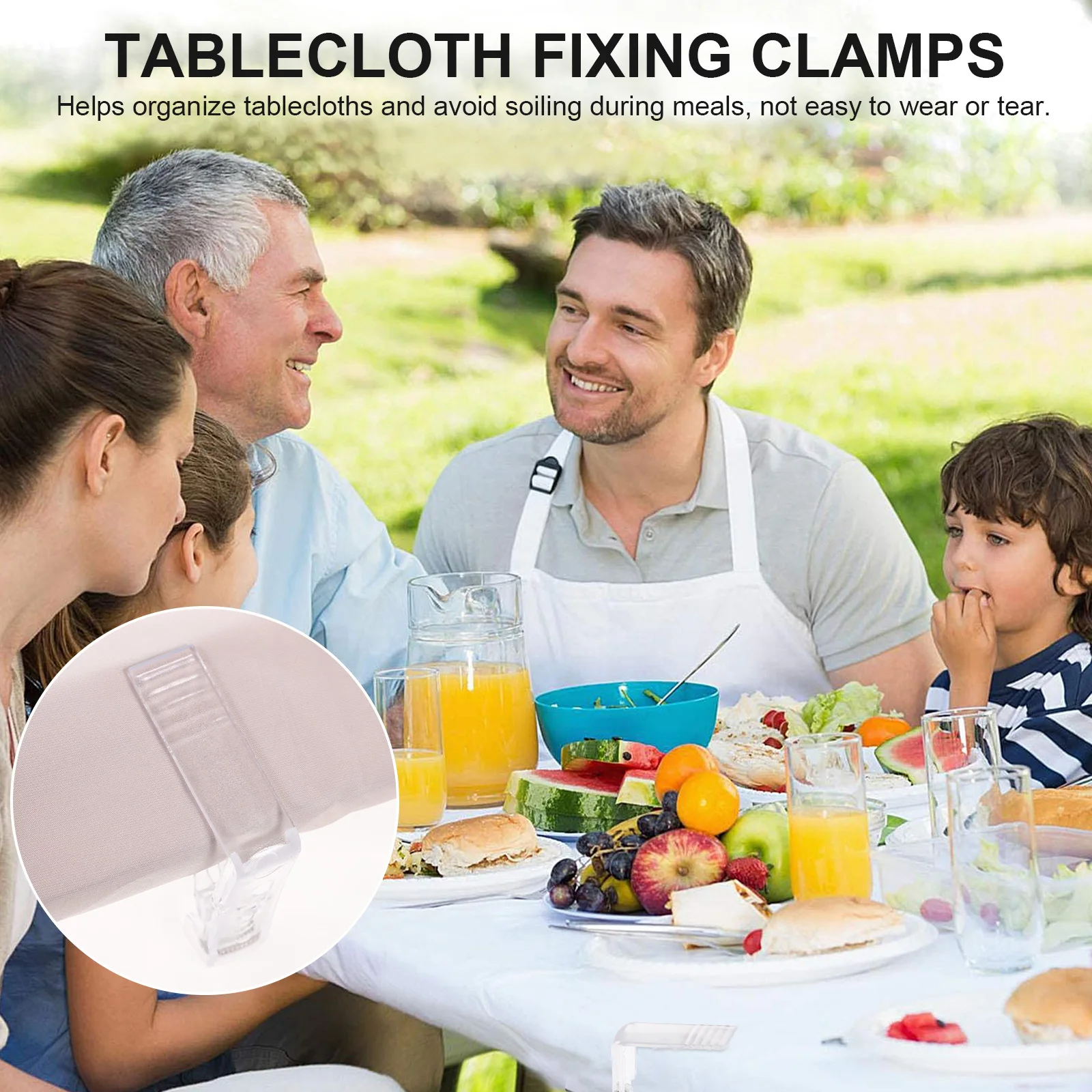 

12 Pcs Tablecloth Clip Triangle Cover Clamp Accessories Outdoor Clamps Clips for Tables