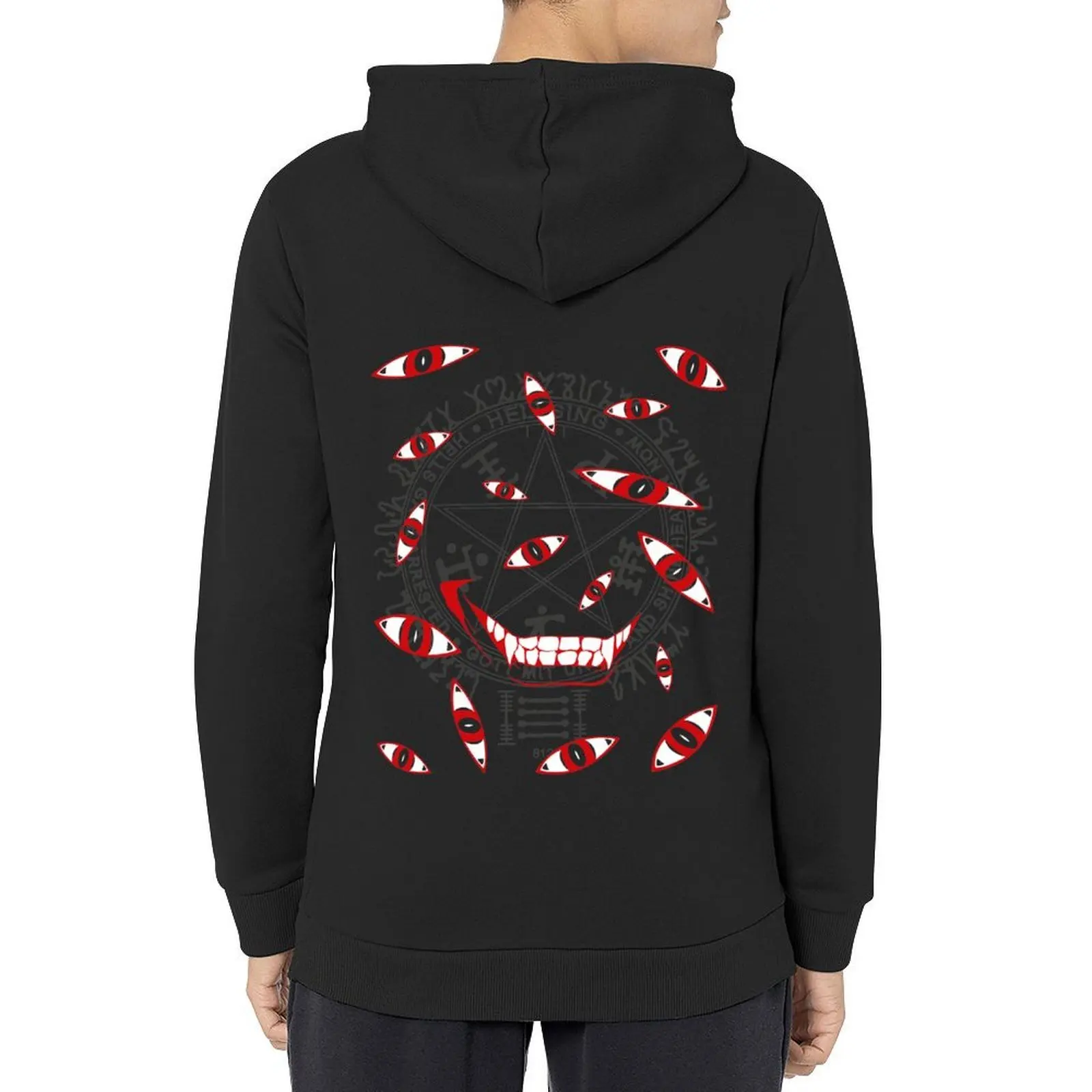 

Hellsing Eyes Hoodie anime clothing men's clothes anime clothes autumn designer hoodies