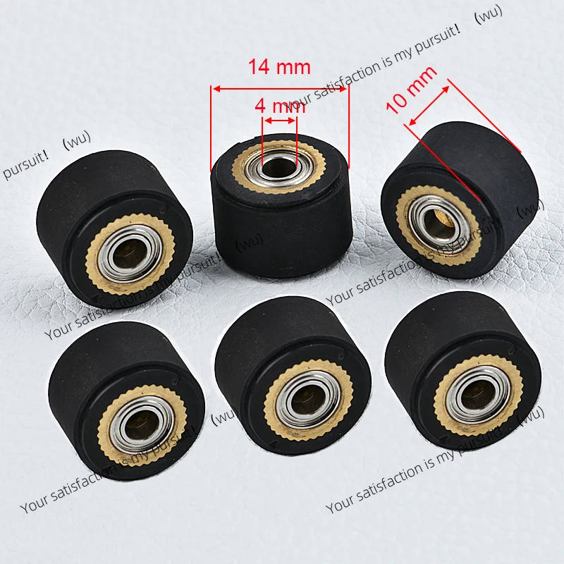 3PC Pinch Roller Push Wheel Roll For Mimaki Roland CAMM Graphtec CE5000 120 Liyu Cutting Plotter Vinyl Cutter Feed Rubber Copper